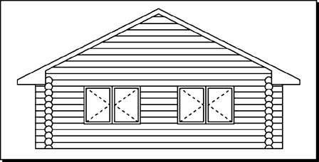 24x32 Log Cabin Kits - Log Home floor plans- 1-866-Logkits.com - Mather, WI