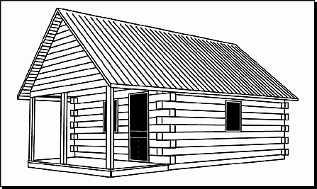 16x24 Log Cabin Kits - Log Home floor plans- 1-866-Logkits.com - Mather, WI