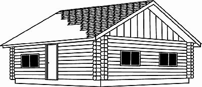 24x32 Log Cabin Kits - Log Home floor plans- 1-866-Logkits.com - Mather, WI